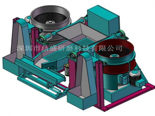 鼎盛研生產(chǎn)研發(fā)的全自動雙聯(lián)渦流式研磨拋光機設備說明